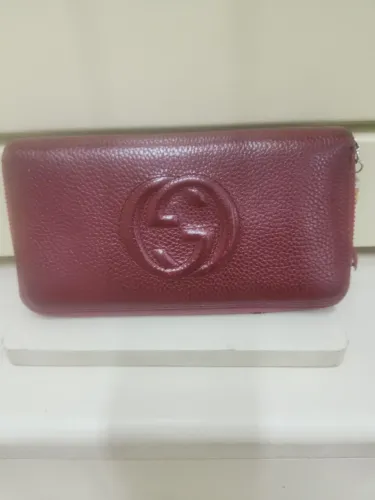 Carteira em couro gucci original 