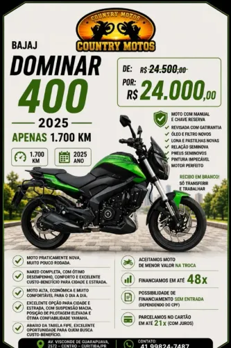 Dominar D400 - 2025 - 1700km