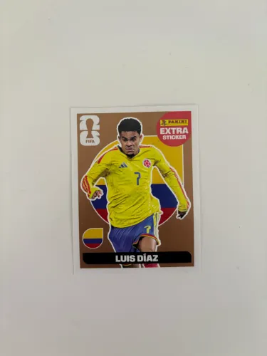 Figurinha extra sticker Luiz Dias bronze