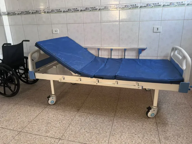Cama Hospitalar Maca Ortopédica Mecânica C/colchão
