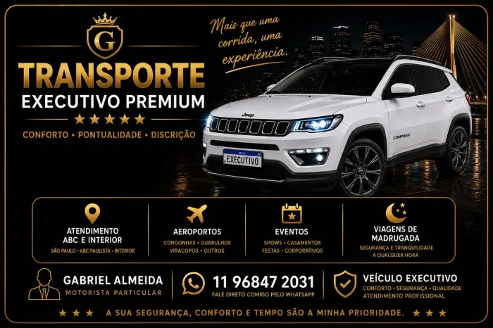 Motorista Particular / Executivo 