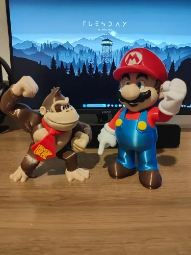 Action Figures Mario e Donkey Kong