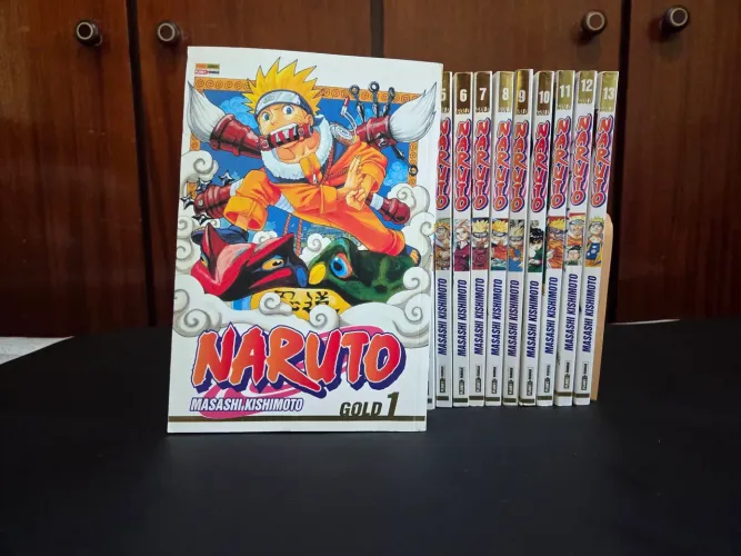 Naruto Gold Vol. 1 ao 13 1ª Impressão + Posters