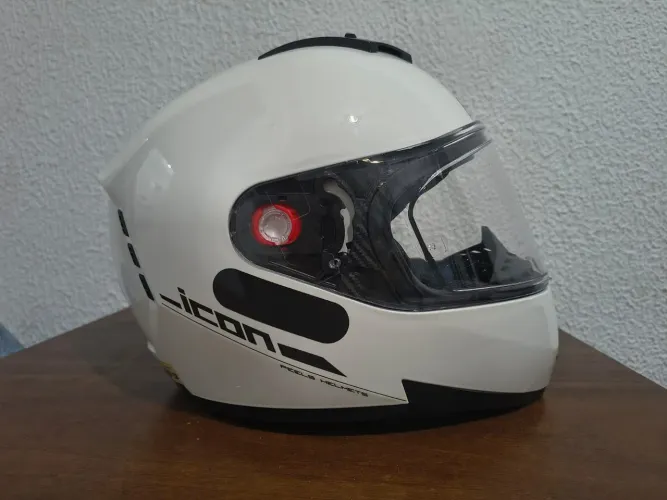 Capacete Peels Icon Tam 58 Semi-novo Óculos Interno
