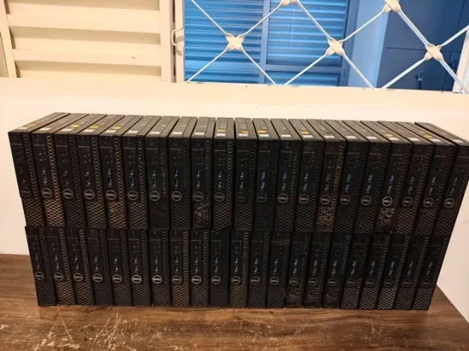 lote com 42 Mini Pc Dell 3050 I3 7ger, 8gb 240gb ssd e hd de 500gb