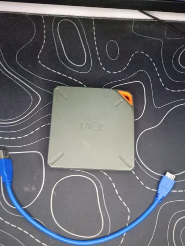 HD Externo 1TB LaCie Fuel (Usado/Com Fio) - Oportunidade! Leia a Descrição