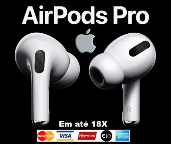 Headphone s/ Fio Apple AirPods Pro Original, Bluetooth, Novíssimo, Caixa, Nota, Garantia