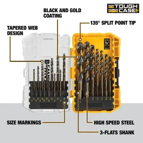 Jogo de Brocas DeWalt DWA1181 21 peças novo