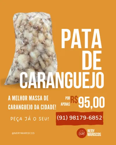 Massa de Caranguejo Mariscos