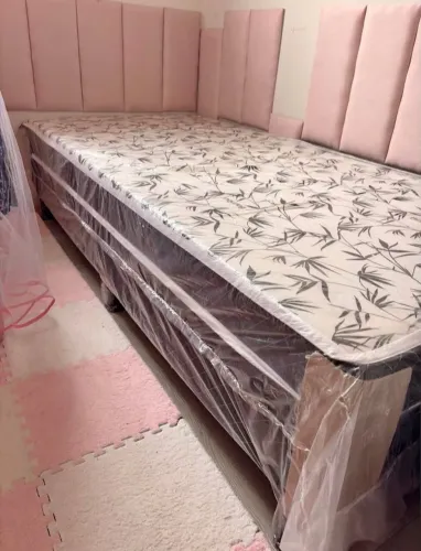 Cama Box Solteiro 5cm de Espuma Conjugada Nova Entrega Grátis 