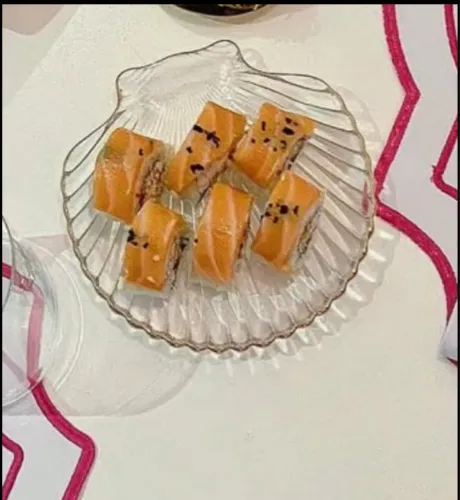 Conj. 4 pratos de sobremesa