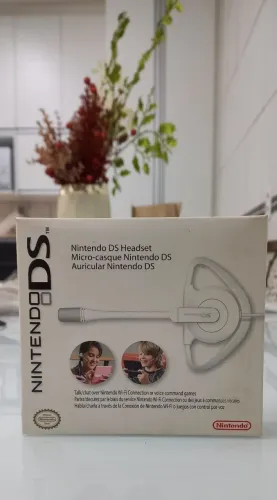 HEADSET ORIGINAL PARA NINTENDO Ds NOVO SEM USO LACRADO DE FÁBRICA, TENHO 4 UNIDADES