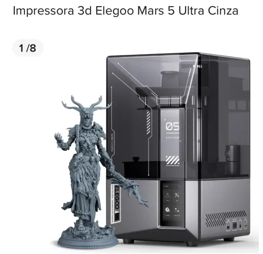 Impressora 3D resina Elegoo Mars 5 ultra (9k resolucao)