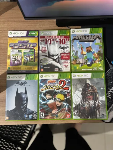 LOTE 6 JOGOS ORIGINAIS XBOX 360