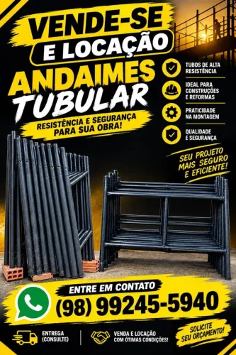 Vende-se peças de andaimes tubular