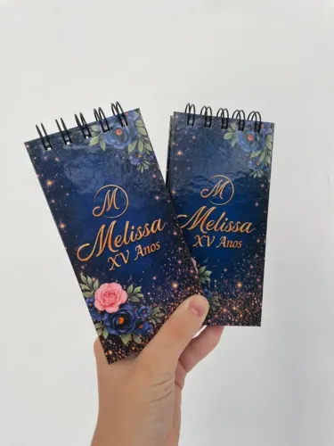 Bloco de Notas Personalizado - 7,5x15 Cartonado