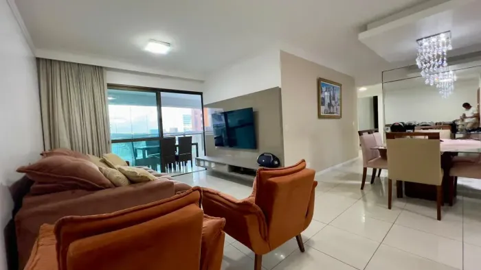 Apartamento a venda no Le Parc com 4 quartos e varanda gourmet