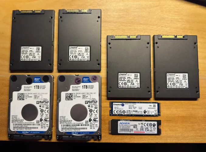 SSDs + HD