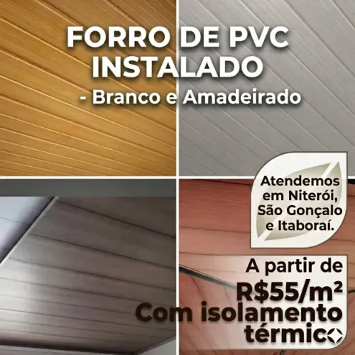 Forro de PVC Colocado