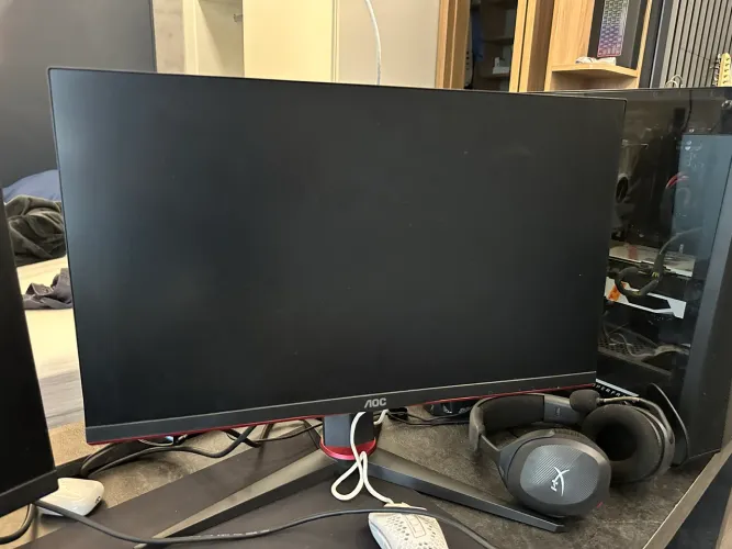 Monitor Gamer LED 23.8" Full HD AOC Hero 24G2/BK IPS, 1ms, 144 Hz