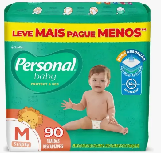 Fralda M nova 60 reais 