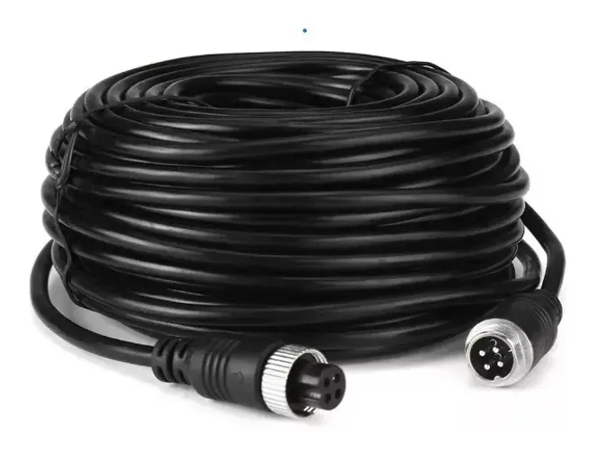 Cabo 4 Pinos Aviação Câmera Dvr Veicular Com 3m, 5m, 10m, 15m ou 20m.