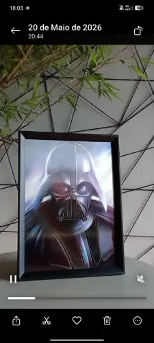 Darth Vader quadro 3D 