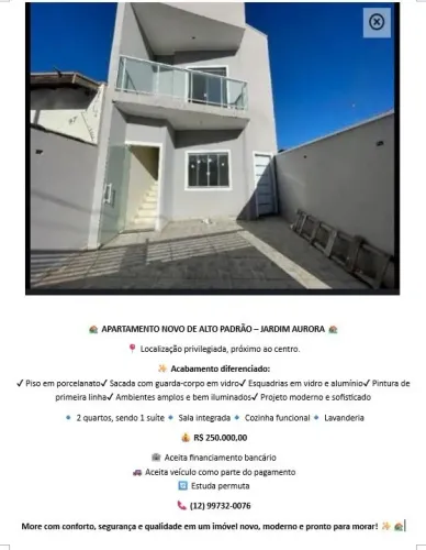 Apartamento próximo ao centro de pinda acabamento impecável