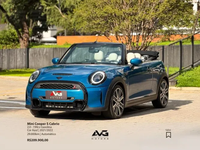 Mini Cooper Cabrio S 2.0 16V Aut. 2022