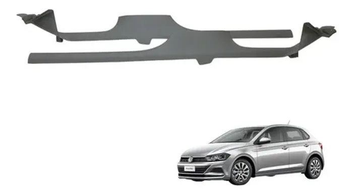 Par Soleira Lateral Vw Polo Tsi 2018 2019 2020 (usado) Cinza-escuro