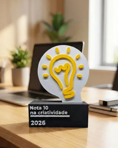 Troféu personalizado