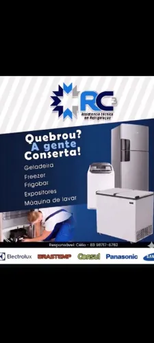Conserto de geladeira e Máquina de lavar