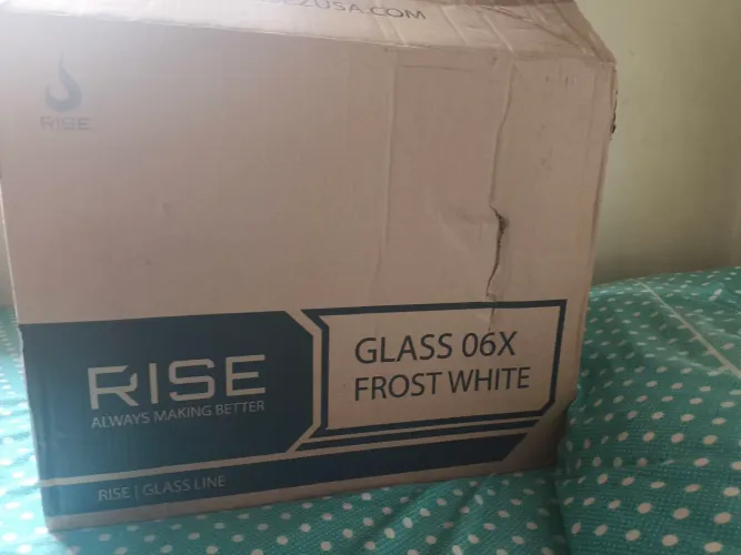 Gabinete game rise mode glass 6x frost, mid tower, ATX, frontal e lanterna em vidro 