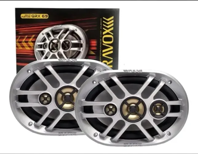 Par de auto-falante Bravox QRX69 Quadraxial