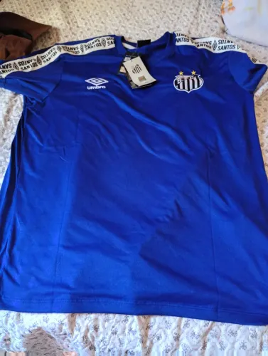 Camisa do Santos de concentração tamanho GG do santos...