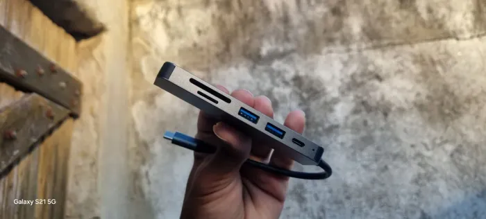 Adaptador Hub USB 6 em 1 - Novo - R$39