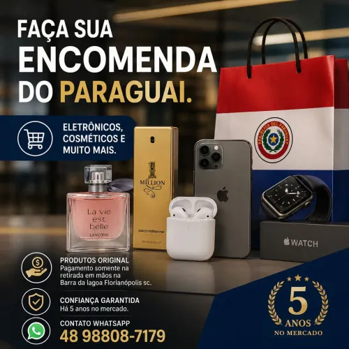 Encomenda produtos importados 