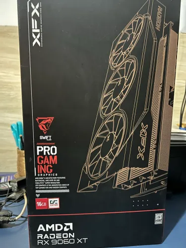 ? PLACA DE VÍDEO XFX RX 9060 XT 16GB - SEMINOVA! ?