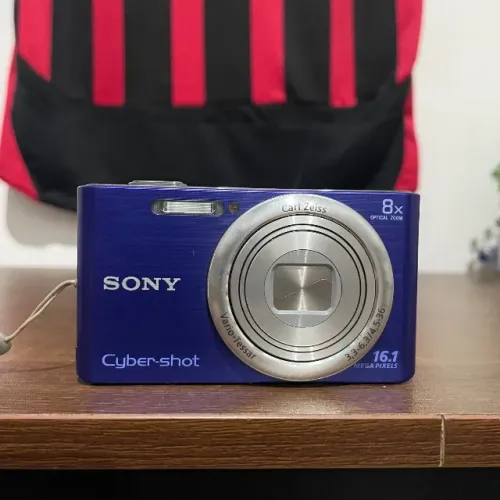 Cybershot Dsc-W730 16MP 8X Zoom Azul - Completa