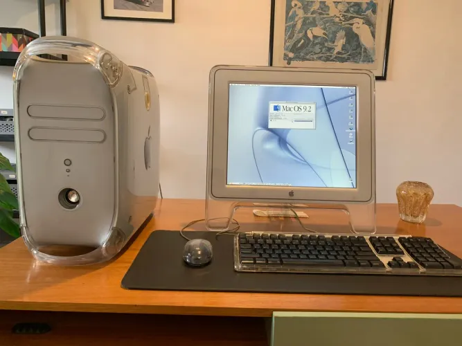 PowerMac G4 QuickSilver revisado e completo com todos os acessórios