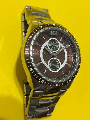 Relógio Dumont com pulseira de aço
