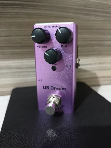 Pedal US Dream Distortion (Timbre Suhr Riot) | Baixei p/ R$ 130!