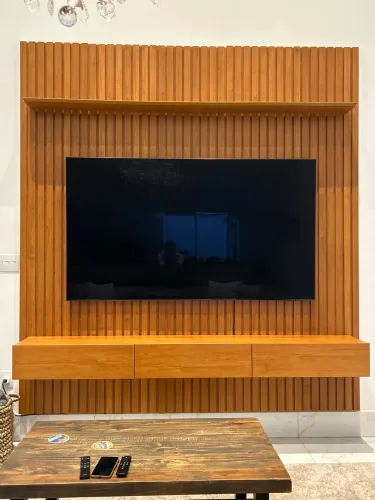Painel ripado TV alto padrão