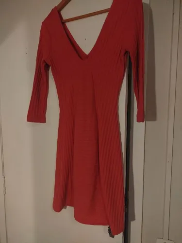 Vestido Zara goiaba M