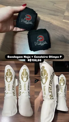 Bandagem Naja + Caneleira Olimpo P
