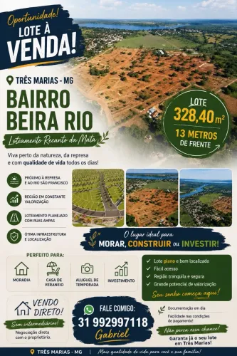 Lote em Três Marias