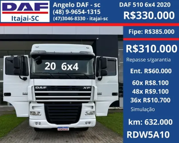DAF 510 6x4 2020