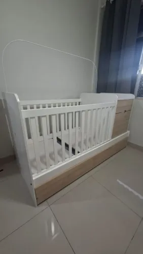 BERÇO MULTIFUNCIONAL 3 EM 1 ? BERÇO + CÔMODA + BICAMA | R$ 700