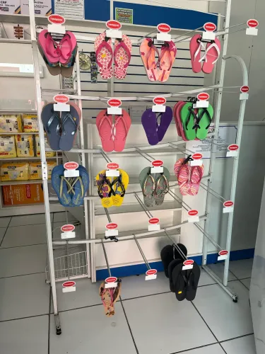 Expositor para havaianas