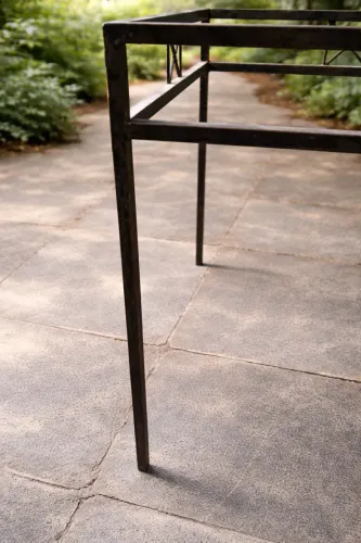 Base de Mesa em Ferro - Estilo Industrial